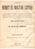 Dr. Ballagi Mór - Uj teljes német és magyar szótár