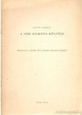 Czine Mihály - A Vox Humana költője