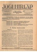 Dr. Boda Gyula (szerk.) - Jogi hirlap 1940. XIV. évfolyam 1-52. szám (teljes)