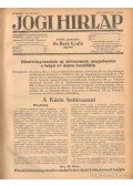 Dr. Boda Gyula (szerk.) - Jogi hirlap 1939. XIII. évfolyam 1-52. szám (teljes)