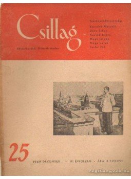 Németh Andor - Csillag 1949. december 25. Németh Andor - Csillag 1949. december 25., Budapest 1949 antikvár könyv