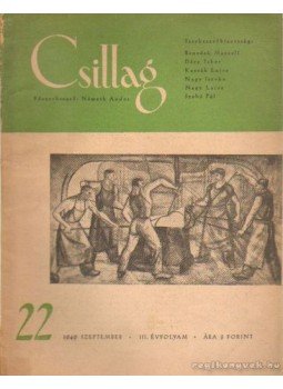 Németh Andor - Csillag 1949. szeptember 22. Németh Andor - Csillag 1949. szeptember 22., 1949 antikvár könyv
