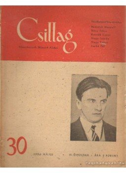 Németh Andor - Csillag 1950. május 30. Németh Andor - Csillag 1950. május 30., Budapest 1950 antikvár könyv