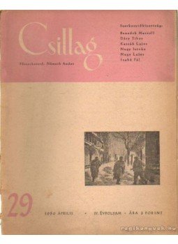 Németh Andor - Csillag 1950. április 29. Németh Andor - Csillag 1950. április 29., Budapest 1950 antikvár könyv