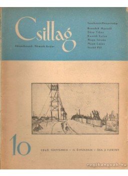 Németh Andor - Csillag 1948. szeptember 10. Németh Andor - Csillag 1948. szeptember 10., Budapest 1948 antikvár könyv