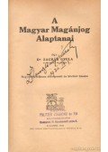 Dr. Zachár Gyula - A Magyar Magánjog Alaptanai