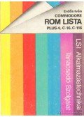 Erdős István - Commodore ROM lista plus 4, C-16, C-116