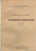 Földes Katalin- Szakáts Károly - A magyarországi színházak műsora 1961-1962