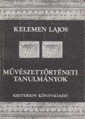 Kelemen Lajos - Művészettörténeti tanulmányok II. kötet