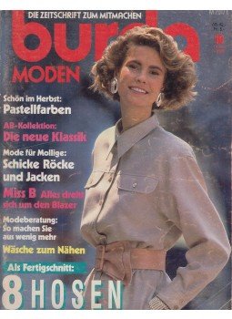 Ingrid Küderle (szerk.), Susanne Reinl (szerk.), Aenne Burda (szerk.) - Burda Moden 1988/10. Oktober Ingrid Küderle (szerk.), Susanne Reinl (szerk.), Aenne Burda (szerk.) - Burda Moden 1988/10. Oktober, Offenburg 1988 antikvár könyv