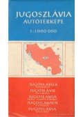 -- - Jugoszlávia autótérképe (1:1000 000)