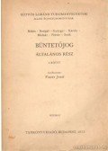 Békés-Bodgál-Györgyi-Károly-Molnár-Pintér-Szük - Büntetőjog - Általános rész - I. kötet