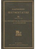 Dr. Lányi Márton,Dr. Sándor Aladár - Igazságügyi Iratmintatár IV.