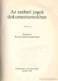 Szabó Imre,Kovács István - Az emberi jogok dokumentumokban