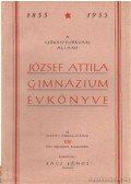 Rácz János - A Székesfehérvári Állami József Attila Gimnázium évkönyve az 1949-50.-1954-55. tanévben