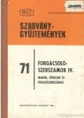 Szabó Imre - Forgácsolószerszámok IV.