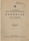 Horváth Jenő - A jánoshalmi M. Kir. Állami Polgári Fiuiskola Évkönyve az 1939-40. iskolai évről