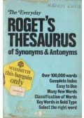 Roget, Peter Mark - The Everyday Roget's Thesaurus of Synonyms & Antonyms