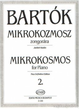 Bartók Béla - Mikrokozmosz zongorára 2. Bartók Béla - Mikrokozmosz zongorára 2., Budapest 0 antikvár könyv