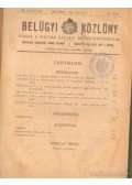 Dr. Németh Károly - Belügyi közlöny 1916. XXI. évfolyam 29-64. szám