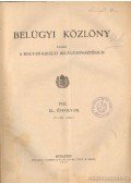 Dr. Szőllőssy Alfréd (szerk.) - Belügyi közlöny 1935. XL. évfolyam (teljes)