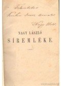Nagy László dr. - Nagy László síremléke (dedikált)