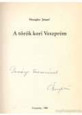 Hungler József - A török kori Veszprém (dedikált)
