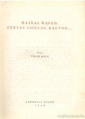 Timár Máté - Hajnal hasad, fénycsillag ragyog