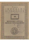 Vajthó László - Reviczky Gyula prózai dolgozatai I.