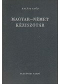 Halász Előd - Magyar-német kéziszótár