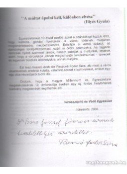 Pacsuné Fodor Sára - Várpalotai utcák névadói (dedikált) Pacsuné Fodor Sára - Várpalotai utcák névadói (dedikált), 0 antikvár könyv