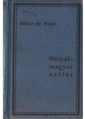 Bitter Illés dr.-Puhr Ferenc dr. - Német-magyar szótár