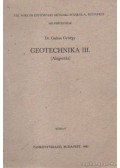 Dr. Gabos György - Geotechnika III.