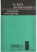 Kroó György - A hét zeneműve 1976/1 január-március