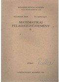 Gyurmánczi János,Dr. Szabó Lajos - Matematikai feladatgyűjtemény II.