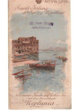 - Mittelmeerrundfahrten mit Doppelschhrauben - Luxusdampfer Neptunia - Mittelmeerrundfahrten mit Doppelschhrauben - Luxusdampfer Neptunia, Róma 1927 antikvár könyv