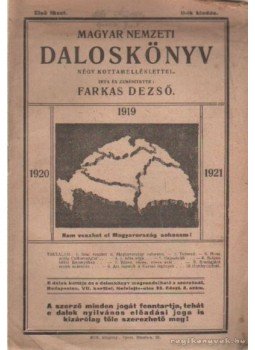 Farkas Rezső - Magyar Nemzeti Daloskönyv Első füzet Farkas Rezső - Magyar Nemzeti Daloskönyv Első füzet, 0 antikvár könyv