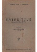 Saskó Samu - A Szarvasi Ág. Hitv. Evang. Gimnázium Értesítője az 1926-27. iskolai évről