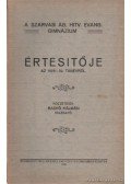Raskó Kálmán - A Szarvasi Ág. Hitv. Evang. Gimnázium Értesítője az 1928-29. tanévről