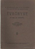 Raskó Kálmán - A Szarvasi Ág. Hitv. Evang. Vajda Péter Gimnázium Évkönyve az 1938-39. tanévről (sötét barna)