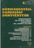 Petrik Ferenc - Közigazgatási-gazdasági döntvénytár 1992. április 4.