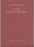 Herczeg Gyula - Olasz leíró nyelvtan