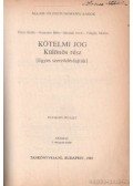 Világhy Miklós,Sárándi Imre,Eörsi Gyula,Kemenes Béla - Kötelmi jog - Különös rész