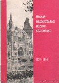 Takács Imre - Magyar Mezőgazdasági Múzeum Közleményi 1978-1980