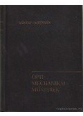 Bárány Nándor,Mitnyán László - Optimechanikai műszerek