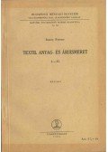 Izmay Ferenc - Textil anyag- és áruismeret I-II. (egyben)