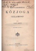 Nagy Ernő - Magyarország közjoga - Államjog