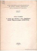 Pólay Elemér - A római jog oktatása a két világháború között Magyarországon (1920-1944)
