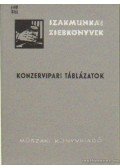 Balla Ferenc - Konzervipari táblázatok