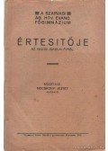 Mocskonyi József - A szarvasi Ág. Hitv. Evang. főgimnázium Értesítője az 1919-20. iskolai évről